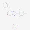 Picture of (S)-5-benzyl-2-mesityl-2,5,6,8-tetrahydro-[1,2,4]triazolo[3,4-c][1,4]oxazin-4-ium tetrafluoroborate