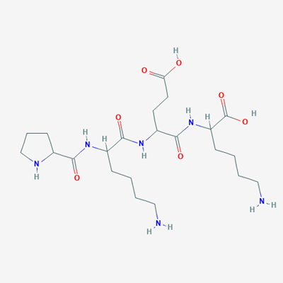 Picture of (S)-6-Amino-2-((S)-2-((S)-6-amino-2-((S)-pyrrolidine-2-carboxamido)hexanamido)-4-carboxybutanamido)hexanoic acid