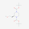 Picture of (S)-di-tert-Butyl 2-(2-hydroxyethyl)piperazine-1,4-dicarboxylate
