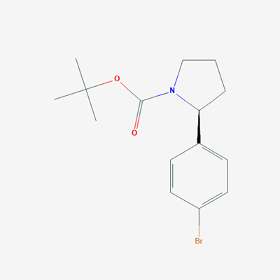 Picture of (S)-tert-butyl 2-(4-bromophenyl)pyrrolidine-1-carboxylate