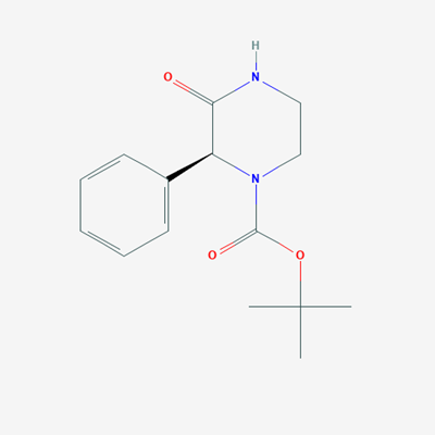 Picture of (S)-tert-Butyl 3-oxo-2-phenylpiperazine-1-carboxylate