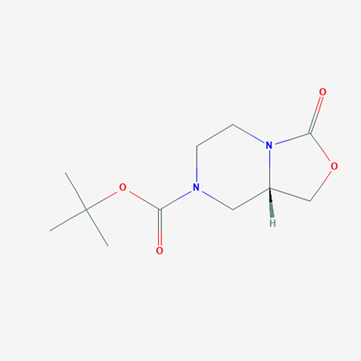 Picture of (S)-tert-Butyl 3-oxotetrahydro-1H-oxazolo[3,4-a]pyrazine-7(3H)-carboxylate