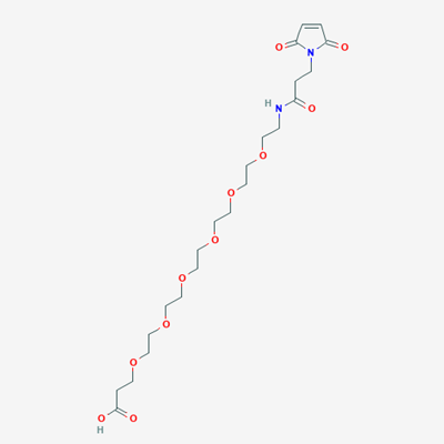 Picture of 1-(2,5-Dioxo-2,5-dihydro-1H-pyrrol-1-yl)-3-oxo-7,10,13,16,19,22-hexaoxa-4-azapentacosan-25-oic acid