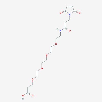 Picture of 1-(2,5-Dioxo-2,5-dihydro-1H-pyrrol-1-yl)-3-oxo-7,10,13,16-tetraoxa-4-azanonadecan-19-oic acid