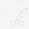 Picture of 1-(3,6-Dibromo-9H-carbazol-9-yl)-3-(piperazin-1-yl)propan-2-ol