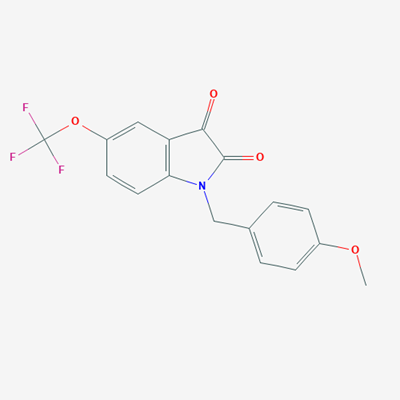 Picture of 1-(4-Methoxybenzyl)-5-(trifluoromethoxy)indoline-2,3-dione