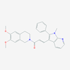 Picture of 1-(6,7-Dimethoxy-3,4-dihydroisoquinolin-2(1H)-yl)-3-(1-methyl-2-phenyl-1H-pyrrolo[2,3-b]pyridin-3-yl)prop-2-en-1-one