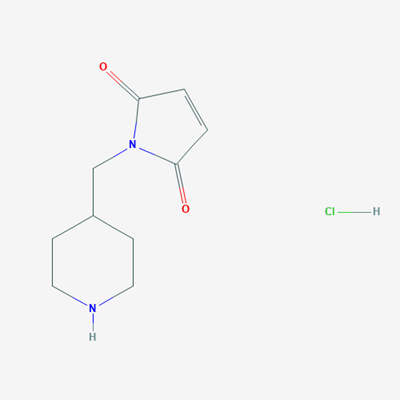 Picture of 1-(Piperidin-4-ylmethyl)-2,5-dihydro-1H-pyrrole-2,5-dione hydrochloride