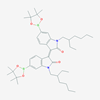 Picture of 1,1'-Bis-(2-ethyl-hexyl)-6,6'-bis-(4,4,5,5-tetramethyl-[1,3,2]dioxaborolan-2-yl)-1H,1'H-[3,3']biindolylidene-2,2'-dione