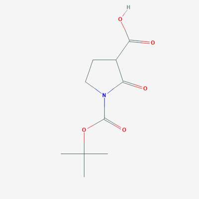 Picture of 1-[(tert-Butoxy)carbonyl]-2-oxopyrrolidine-3-carboxylic acid