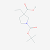 Picture of 1-[(tert-Butoxy)carbonyl]-3-ethylpyrrolidine-3-carboxylic acid