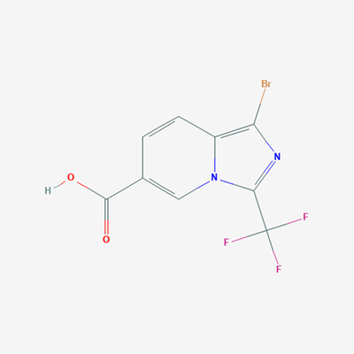 Picture of 1-Bromo-3-(trifluoromethyl)imidazo[1,5-a]pyridine-6-carboxylic acid