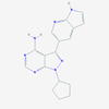 Picture of 1-Cyclopentyl-3-(1H-pyrrolo[2,3-b]pyridin-5-yl)-1H-pyrazolo[3,4-d]pyrimidin-4-amine