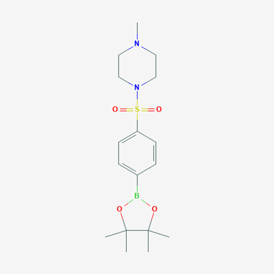 Picture of 1-Methyl-4-((4-(4,4,5,5-tetramethyl-1,3,2-dioxaborolan-2-yl)phenyl)sulfonyl)piperazine