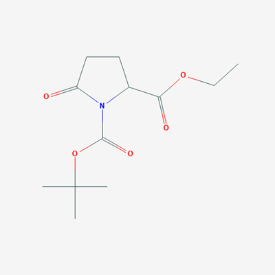 Picture of 1-tert-Butyl 2-ethyl 5-oxopyrrolidine-1,2-dicarboxylate