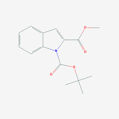 Picture of 1-tert-Butyl 2-methyl 1H-indole-1,2-dicarboxylate
