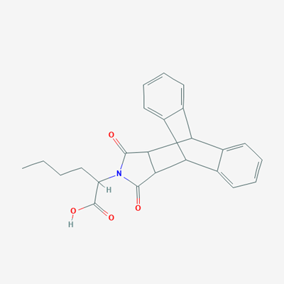 Picture of 2-(12,14-Dioxo-11,12,14,15-tetrahydro-9H-9,10-[3,4]epipyrroloanthracen-13(10H)-yl)hexanoic acid