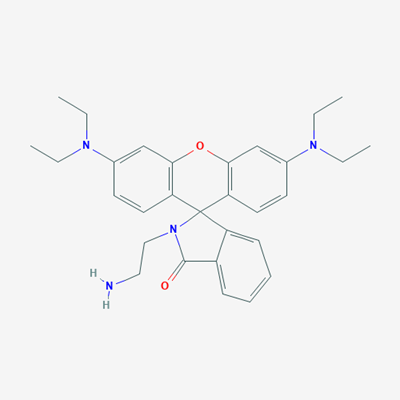 Picture of 2-(2-Aminoethyl)-3',6'-bis(diethylamino)spiro[isoindoline-1,9'-xanthen]-3-one
