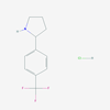 Picture of 2-(4-(Trifluoromethyl)phenyl)pyrrolidine hydrochloride