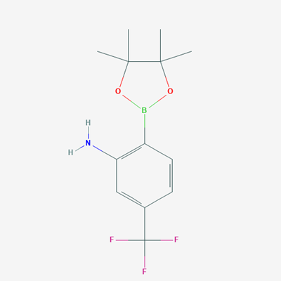 Picture of 2-(4,4,5,5-Tetramethyl-1,3,2-dioxaborolan-2-yl)-5-(trifluoromethyl)aniline