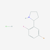 Picture of 2-(5-BROMO-2-FLUOROPHENYL)PYRROLIDINE HCL