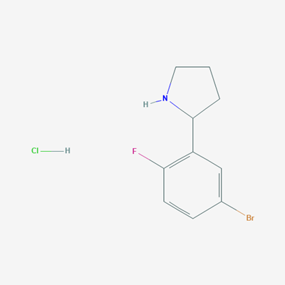 Picture of 2-(5-BROMO-2-FLUOROPHENYL)PYRROLIDINE HCL