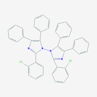 Picture of 2,2'-Bis(2-chlorophenyl)-4,4',5,5'-tetraphenyl-1,1'-biimidazole