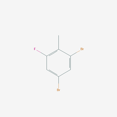 Picture of 2,4-dibromo-6-fluorotoluene