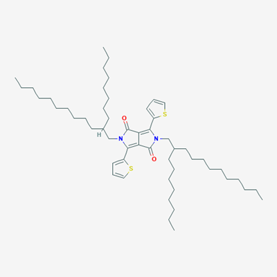 Picture of 2,5-bis(2-octyldodecyl)-3,6-di(thiophen-2-yl)pyrrolo[3,4-c]pyrrole-1,4(2H,5H)-dione