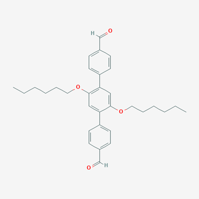 Picture of 2',5'-Bis(hexyloxy)-[1,1':4',1''-terphenyl]-4,4''-dicarbaldehyde