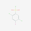 Picture of 2,5-dichloro-4-fluorophenylsulfonyl chloride