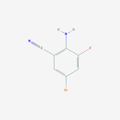 Picture of 2-amino-5-bromo-3-fluorobenzonitrile