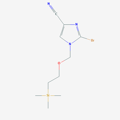 Picture of 2-Bromo-1-((2-(trimethylsilyl)ethoxy)methyl)-1H-imidazole-4-carbonitrile