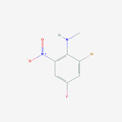 Picture of 2-Bromo-4-fluoro-N-methyl-6-nitroaniline