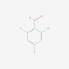 Picture of 2-bromo-6-chloro-4-fluorobenzaldehyde