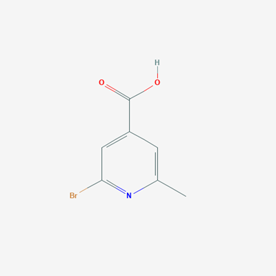 Picture of 2-Bromo-6-methylisonicotinic acid