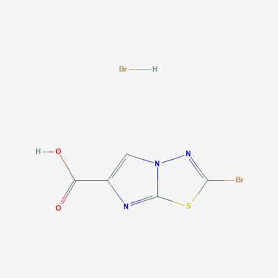 Picture of 2-Bromoimidazo[2,1-b][1,3,4]thiadiazole-6-carboxylic acid hydrobromide