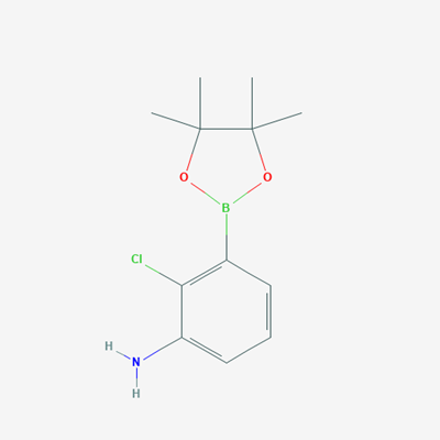 Picture of 2-Chloro-3-(4,4,5,5-tetramethyl-1,3,2-dioxaborolan-2-yl)aniline