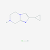Picture of 2-Cyclopropyl-5,6,7,8-tetrahydroimidazo[1,2-a]pyrazine hydrochloride