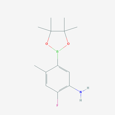 Picture of 2-Fluoro-4-methyl-5-(4,4,5,5-tetramethyl-1,3,2-dioxaborolan-2-yl)aniline