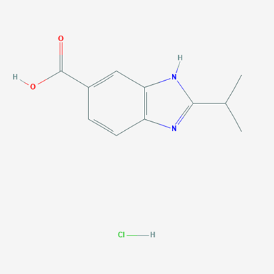 Picture of 2-Isopropyl-1H-benzo[d]imidazole-5-carboxylic acid hydrochloride