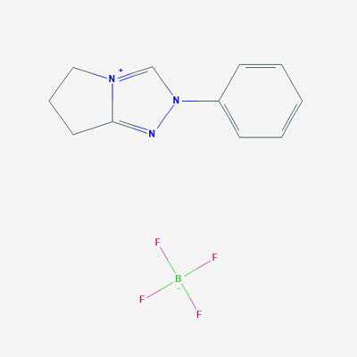 Picture of 2-Phenyl-6,7-dihydro-5H-pyrrolo[2,1-c][1,2,4]triazol-2-ium tetrafluoroborate