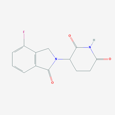 Picture of 3-(4-Fluoro-1-oxoisoindolin-2-yl)piperidine-2,6-dione