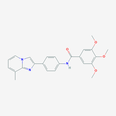 Picture of 3,4,5-Trimethoxy-N-(4-(8-methylimidazo[1,2-a]pyridin-2-yl)phenyl)benzamide