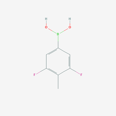 Picture of 3,5-Difluoro-4-methylphenylboronic acid