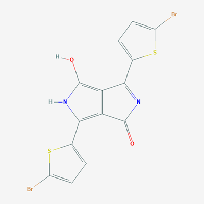 Picture of 3,6-Bis(5-bromothiophene-2-yl)pyrrolo[3,4-c]pyrrole-1,4(2H,5H)-dione
