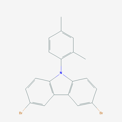 Picture of 3,6-Dibromo-9-(2,4-dimethylphenyl)-9H-carbazole