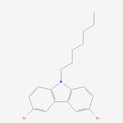 Picture of 3,6-Dibromo-9-heptyl-9H-carbazole