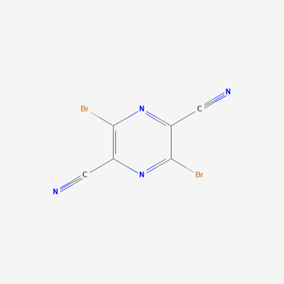 Picture of 3,6-Dibromopyrazine-2,5-dicarbonitrile