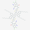 Picture of 3,9-bis(2-methylene-((3-(1,1-dicyanomethylene)-6,7-dichloro)-indanone))-5,5,11,11-tetrakis(4-hexylphenyl)-dithieno[2,3-d:2’,3’-d’]-s-indaceno[1,2-b:5,6-b’]dithiophene